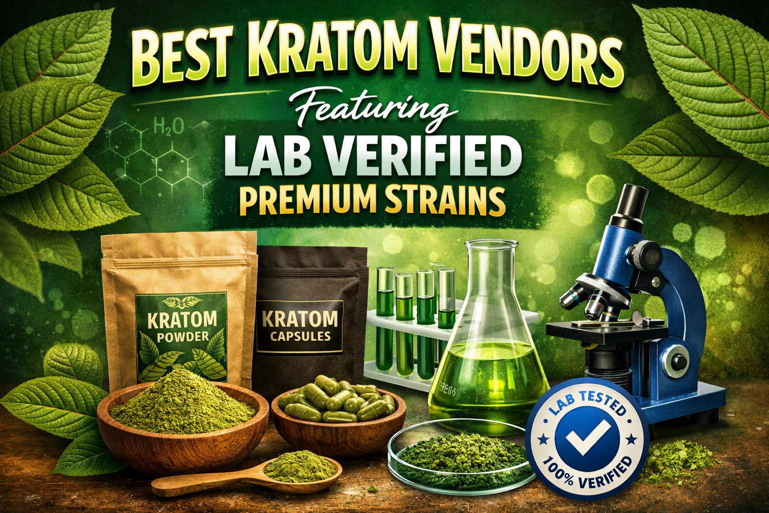 Best Kratom Vendors Featuring Lab Verified Premium Strains