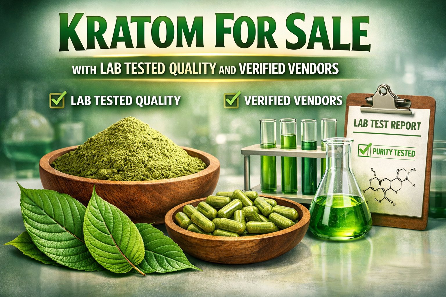 Kratom For Sale With Lab Tested Quality And Verified Vendors